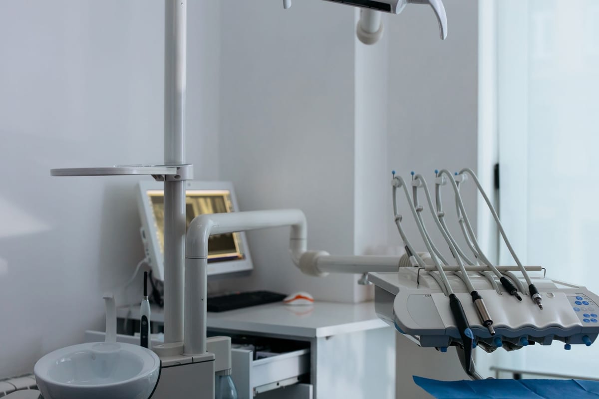 A bright, modern dental clinic interior